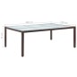 vidaXL Tavolo da Pranzo da Giardino Marrone 200x150x74cm in Polyrattan vidaXL Tavolo da Pranzo da Giardino Marrone 200x150x74cm in Polyrattan