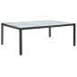 vidaXL Tavolo da Pranzo da Giardino Nero 200x150x74 cm in Polyrattan vidaXL Tavolo da Pranzo da Giardino Nero 200x150x74 cm in Polyrattan