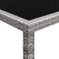 vidaXL Tavolo da Pranzo da Giardino Grigio 200x150x74 cm in Polyrattan vidaXL Tavolo da Pranzo da Giardino Grigio 200x150x74 cm in Polyrattan