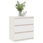 vidaXL Comodini 2 pz Bianchi 60x36x64 cm in Legno Massello di Pino vidaXL Comodini 2 pz Bianchi 60x36x64 cm in Legno Massello di Pino