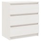 vidaXL Comodini 2 pz Bianchi 60x36x64 cm in Legno Massello di Pino vidaXL Comodini 2 pz Bianchi 60x36x64 cm in Legno Massello di Pino