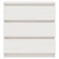 vidaXL Comodini 2 pz Bianchi 60x36x64 cm in Legno Massello di Pino vidaXL Comodini 2 pz Bianchi 60x36x64 cm in Legno Massello di Pino