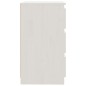 vidaXL Comodini 2 pz Bianchi 60x36x64 cm in Legno Massello di Pino vidaXL Comodini 2 pz Bianchi 60x36x64 cm in Legno Massello di Pino