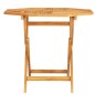 vidaXL Tavolo da Giardino Pieghevole 85x85x76cm Legno Massello di Teak vidaXL Tavolo da Giardino Pieghevole 85x85x76cm Legno Massello di Teak