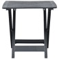 vidaXL Tavolo da Giardino Antracite 79x72x70 cm in Plastica vidaXL Tavolo da Giardino Antracite 79x72x70 cm in Plastica