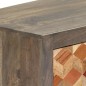 vidaXL Mobile Porta TV Grigio 120x30x40 cm in Legno Massello di Mango vidaXL Mobile Porta TV Grigio 120x30x40 cm in Legno Massello di Mango