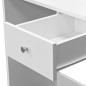 vidaXL Toeletta in Truciolato 75x40x141 cm Bianco vidaXL Toeletta in Truciolato 75x40x141 cm Bianco