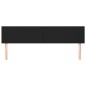 Testiera 2 pz Nero 90x5x78/88 cm in Similpelle Testiera 2 pz Nero 90x5x78/88 cm in Similpelle