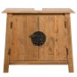 vidaXL Vanità da Bagno in Legno Massello di Pino 70x32x63 cm vidaXL Vanità da Bagno in Legno Massello di Pino 70x32x63 cm