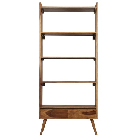 vidaXL Libreria in Legno Massello di Sheesham 75x30x170 cm