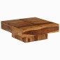 vidaXL Tavolino da Salotto 80x80x30 cm in Legno Massello di Acacia vidaXL Tavolino da Salotto 80x80x30 cm in Legno Massello di Acacia