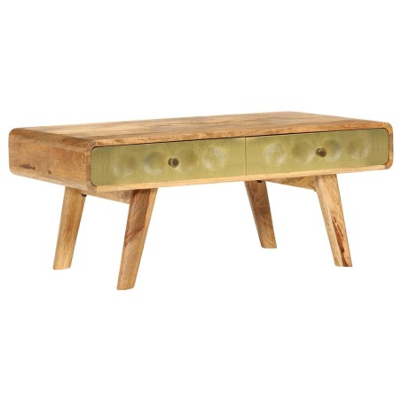 vidaXL Tavolino da Caffè in Legno di Mango 90x50x40 cm