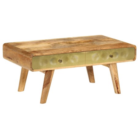 vidaXL Tavolino da Caffè in Legno di Mango 90x50x40 cm