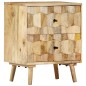 vidaXL Comodino 40x30x50 cm in Legno Massello di Mango vidaXL Comodino 40x30x50 cm in Legno Massello di Mango