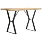 vidaXL Tavolo da Pranzo 120x60x76 cm in Legno Massello di Mango vidaXL Tavolo da Pranzo 120x60x76 cm in Legno Massello di Mango
