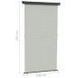 Tendalino Laterale per Balcone 160x250 cm Grigio Tendalino Laterale per Balcone 160x250 cm Grigio