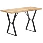 vidaXL Tavolo da Pranzo 120x60x76 cm in Legno Massello di Mango vidaXL Tavolo da Pranzo 120x60x76 cm in Legno Massello di Mango