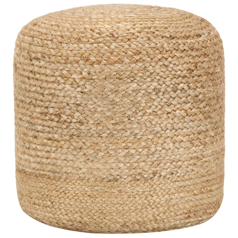 vidaXL Pouf Lavorato a Mano 40x45 cm in Juta vidaXL Pouf Lavorato a Mano 40x45 cm in Juta