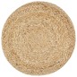 vidaXL Pouf Lavorato a Mano 40x45 cm in Juta vidaXL Pouf Lavorato a Mano 40x45 cm in Juta
