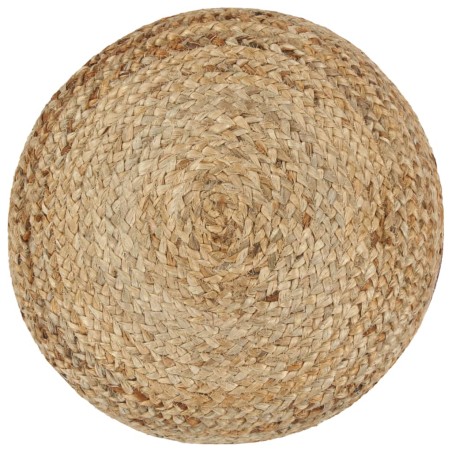 vidaXL Pouf Lavorato a Mano Verde Oliva 40x45 cm in Juta
