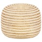 vidaXL Pouf Lavorato a Mano 45x30 cm in Juta