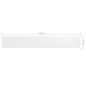 vidaXL Paravento Balcone Bianco 75x500 cm in Tessuto Oxford