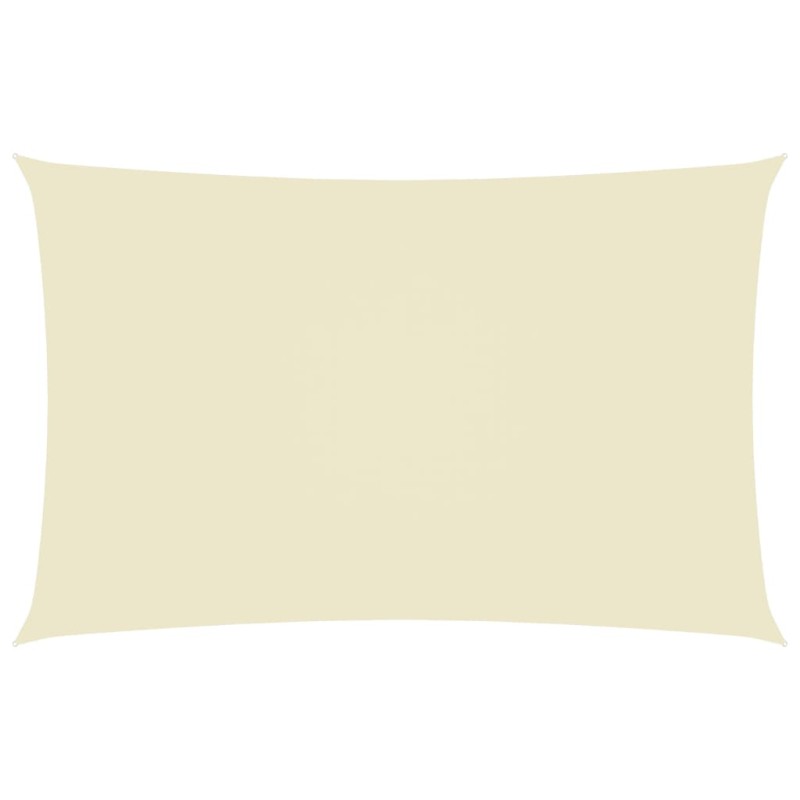 Parasole a Vela Oxford Rettangolare 2x5 m Crema Parasole a Vela Oxford Rettangolare 2x5 m Crema