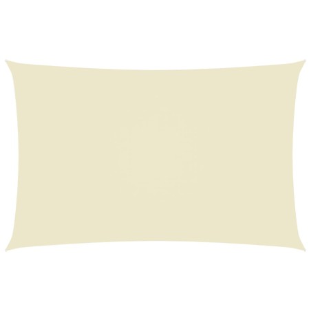 Parasole a Vela Oxford Rettangolare 2x5 m Crema