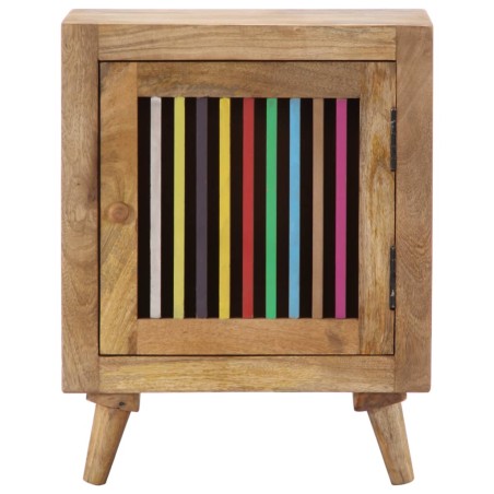 vidaXL Comodino 40x30x50 cm in Legno Massello di Mango