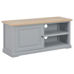 vidaXL Mobile Porta TV Grigio 90x30x40 cm in Legno