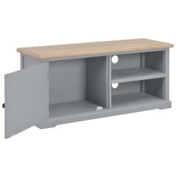 vidaXL Mobile Porta TV Grigio 90x30x40 cm in Legno