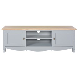 vidaXL Mobile Porta TV Grigio 120x30x40 cm in Legno