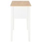 vidaXL Scrivania Bianca 109,5x45x77,5 cm in Legno vidaXL Scrivania Bianca 109,5x45x77,5 cm in Legno