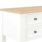 vidaXL Scrivania Bianca 109,5x45x77,5 cm in Legno vidaXL Scrivania Bianca 109,5x45x77,5 cm in Legno