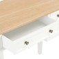 vidaXL Scrivania Bianca 109,5x45x77,5 cm in Legno vidaXL Scrivania Bianca 109,5x45x77,5 cm in Legno