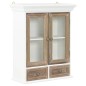 vidaXL Armadietto Bianco 49x22x59 cm in Legno Massello vidaXL Armadietto Bianco 49x22x59 cm in Legno Massello