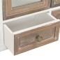 vidaXL Armadietto Bianco 49x22x59 cm in Legno Massello vidaXL Armadietto Bianco 49x22x59 cm in Legno Massello