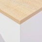 vidaXL Tavolo da Bar con Scaffale Mobile Bianco 138x39x110 cm vidaXL Tavolo da Bar con Scaffale Mobile Bianco 138x39x110 cm