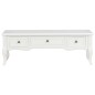 280048 vidaXL Mobile Porta TV Bianco 100x35x35 cm in Legno