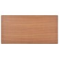 vidaXL Tavolo Pranzo Marrone 120x60x73cm Compensato Massello e Acciaio vidaXL Tavolo Pranzo Marrone 120x60x73cm Compensato Massello e Acciaio
