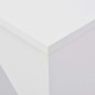 vidaXL Tavolo da Bar con Scaffale Mobile Bianco 138x39x110 cm vidaXL Tavolo da Bar con Scaffale Mobile Bianco 138x39x110 cm