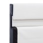 vidaXL Giroletto con LED Bianco in Similpelle 140x200 cm