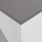 vidaXL Tavolo da Bar con Mobiletto Bianco 115x59x200 cm vidaXL Tavolo da Bar con Mobiletto Bianco 115x59x200 cm