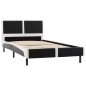 vidaXL Giroletto Nero e Bianco in Similpelle 90x200 cm