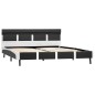 vidaXL Giroletto con LED senza Materasso Grigio Similpelle 140x200 cm vidaXL Giroletto con LED senza Materasso Grigio Similpelle 140x200 cm
