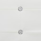 vidaXL Giroletto Bianco in Similpelle 120x200 cm vidaXL Giroletto Bianco in Similpelle 120x200 cm