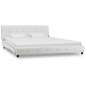 vidaXL Giroletto Bianco in Similpelle 160x200 cm vidaXL Giroletto Bianco in Similpelle 160x200 cm