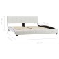 vidaXL Giroletto Bianco in Similpelle 160x200 cm vidaXL Giroletto Bianco in Similpelle 160x200 cm