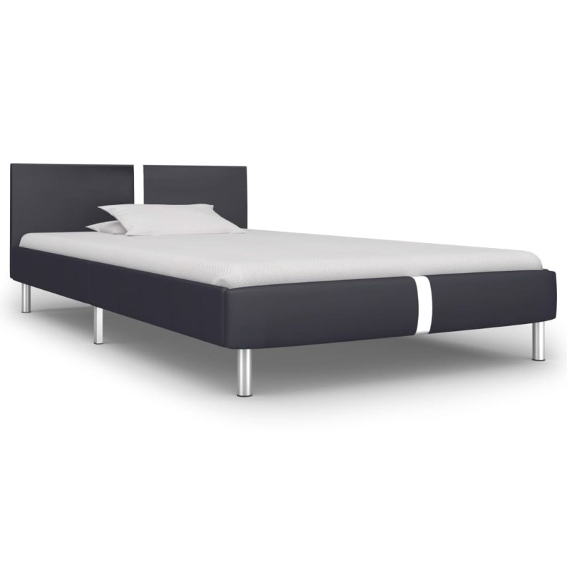 vidaXL Giroletto Nero in Similpelle 90x200 cm vidaXL Giroletto Nero in Similpelle 90x200 cm