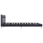 vidaXL Giroletto con LED Nero in Similpelle 180x200 cm vidaXL Giroletto con LED Nero in Similpelle 180x200 cm